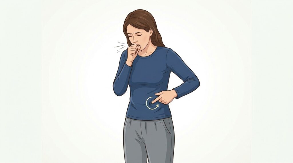 A hérnia inguinal ocorre quando um tecido abdominal atravessa uma região enfraquecida e forma um volume na virilha.