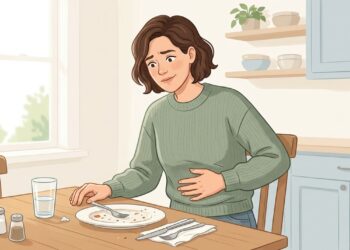 A barriga pode roncar depois de comer por causa dos movimentos naturais do intestino.