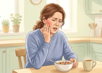 Estalos com dor ao mastigar podem indicar sobrecarga da articulação temporomandibular.