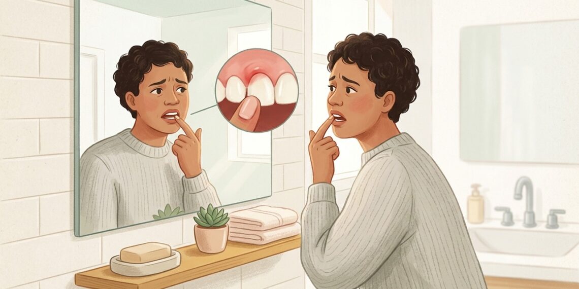 Um dente solto na vida adulta pode estar relacionado a alterações na gengiva e no suporte dentário.