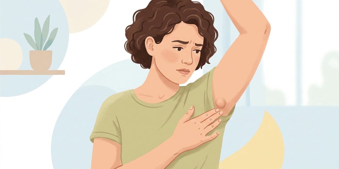 Um caroço macio, móvel e geralmente indolor sob a pele pode ter características de lipoma.