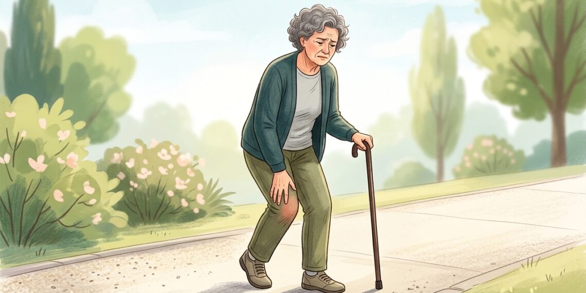 Dor, rigidez e sensação de falha no joelho podem estar relacionadas à osteoartrite.