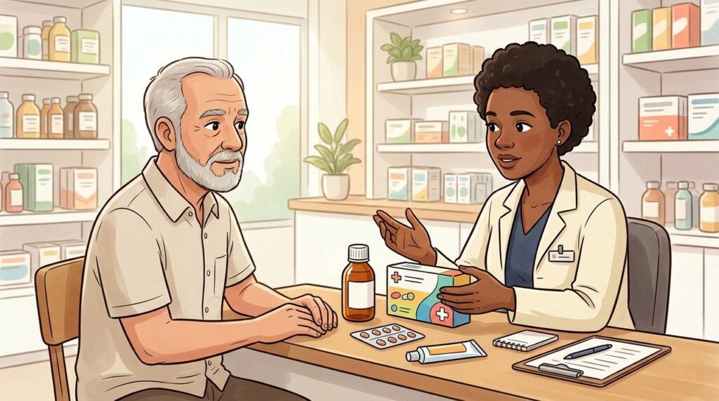 Conferir as fórmulas antes de combinar medicamentos ajuda a evitar a soma acidental de paracetamol.