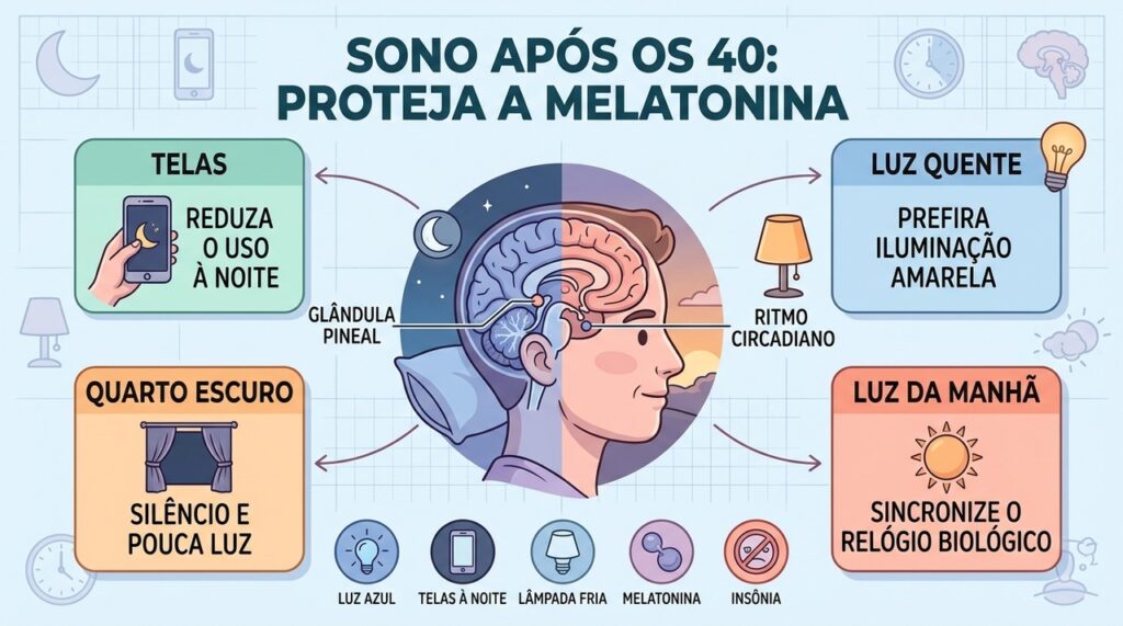 Quatro estratégias reduzem a interferência luminosa e ajudam a preservar o ritmo circadiano.