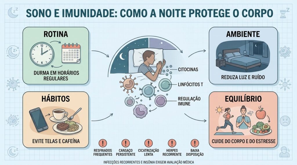Rotina, ambiente, bons hábitos e equilíbrio ajudam a sustentar a resposta imune.