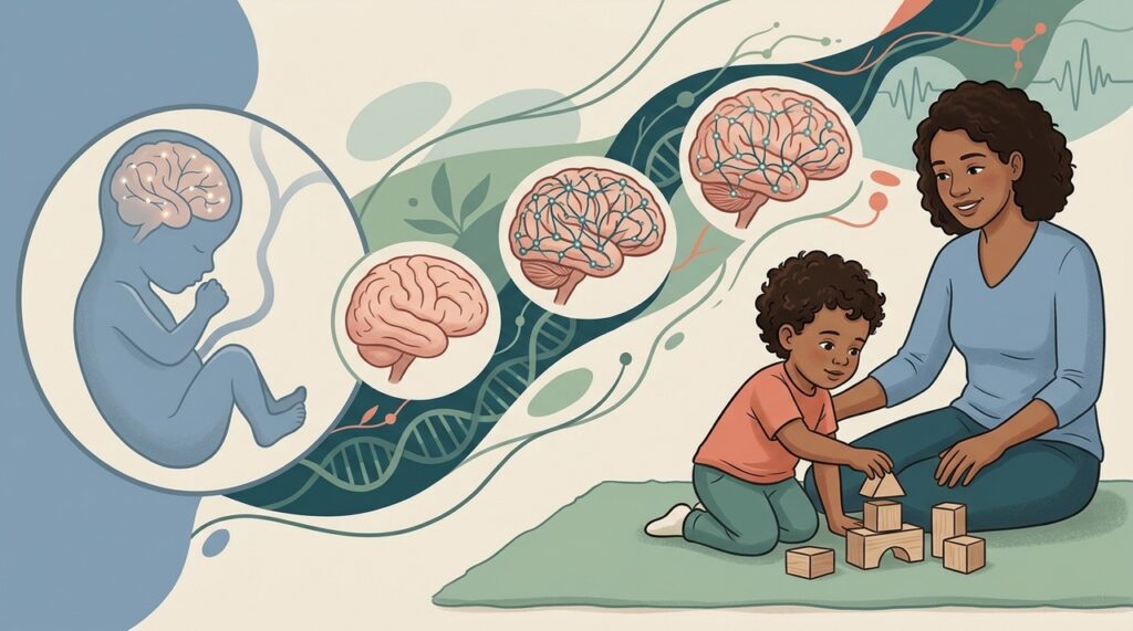 Desenvolvimento cerebral e fatores biológicos antecedem qualquer influência da criação familiar.