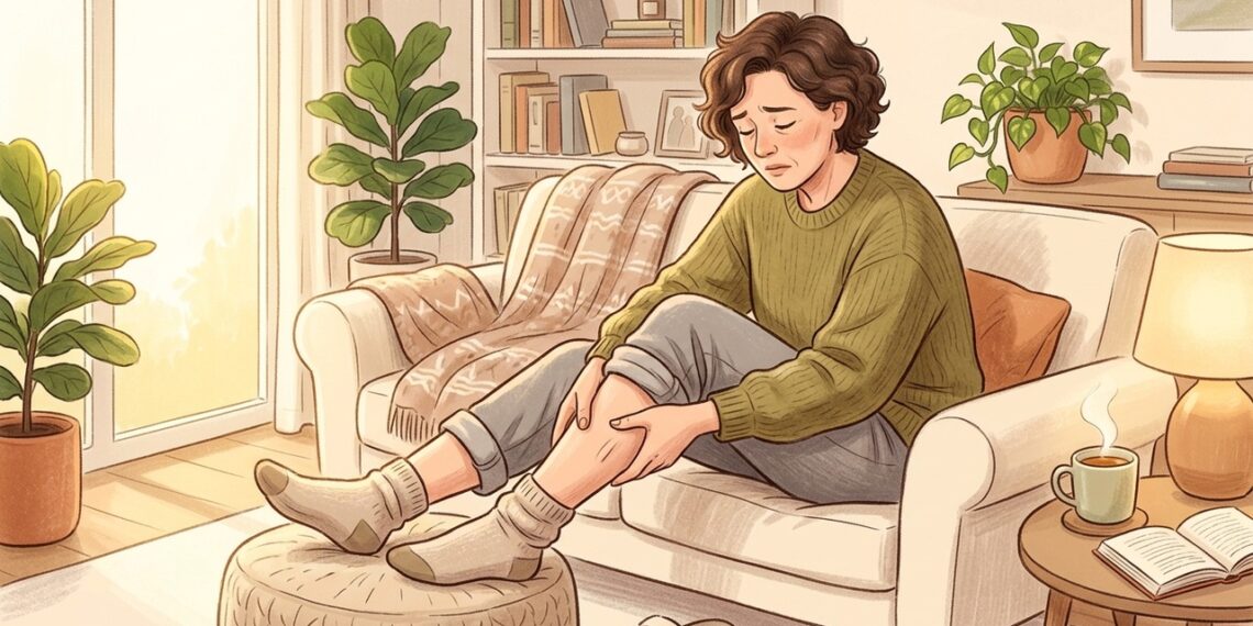 Pernas pesadas, cansadas e inchadas no fim do dia podem estar relacionadas à circulação venosa.