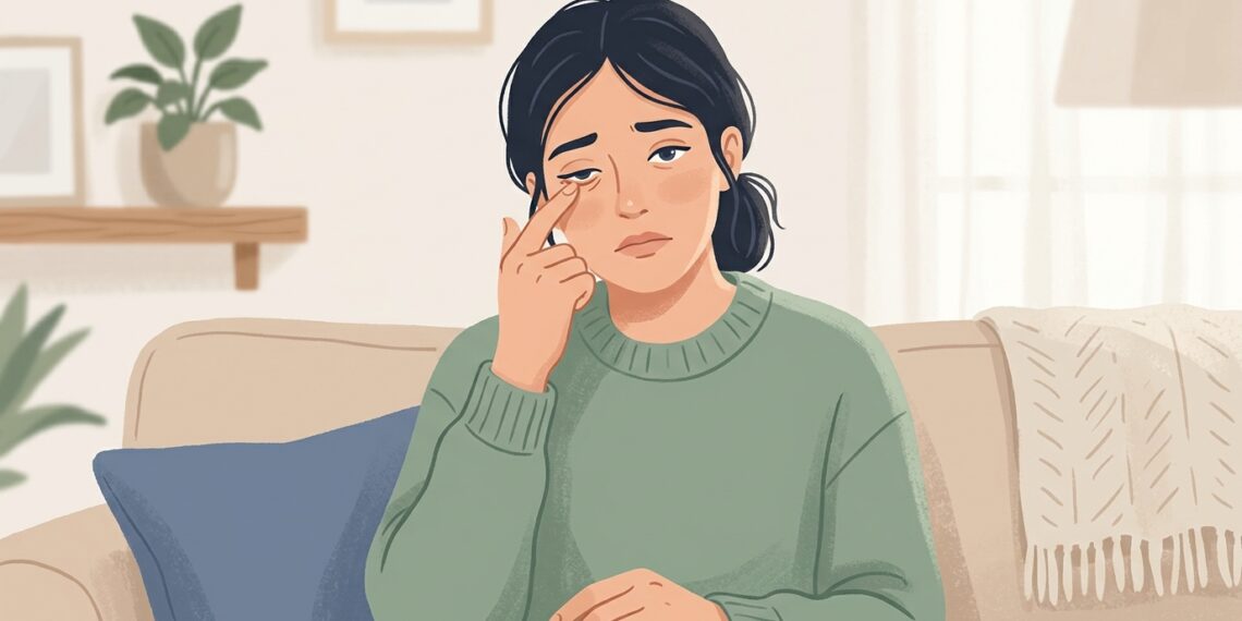 Sono ruim, estresse e excesso de cafeína podem favorecer o tremor da pálpebra.