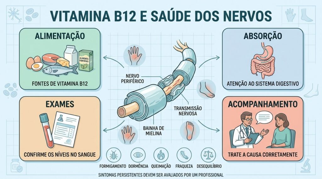 Alimentação, absorção, exames e acompanhamento ajudam a proteger a saúde neurológica.