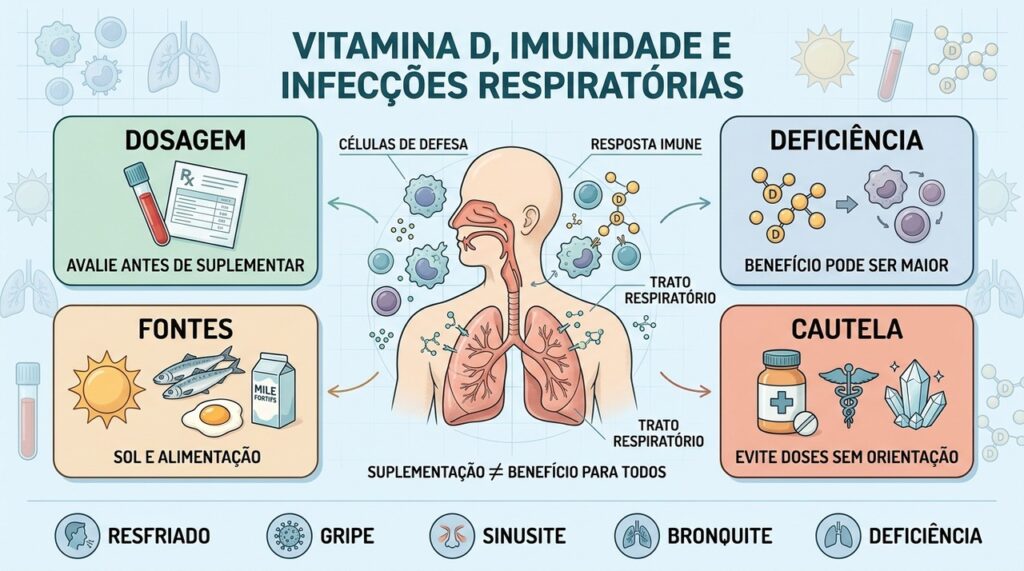 Dosagem, fontes naturais e suplementação orientada ajudam a manter vitamina D adequada.
