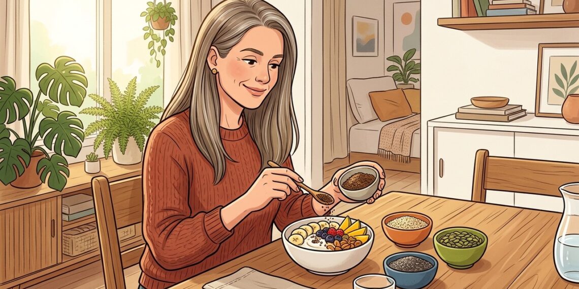 Sementes que equilibram os hormônios e amenizam sintomas da menopausa