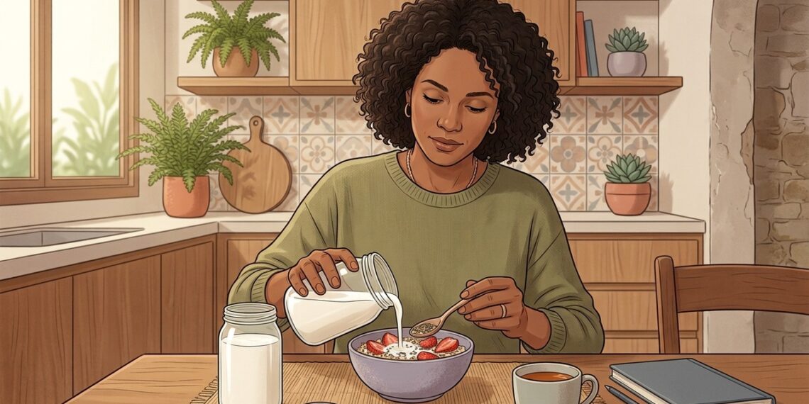 Kefir e ansiedade: estudo investiga relação com eixo intestino-cérebro e produção de serotonina em adultos
