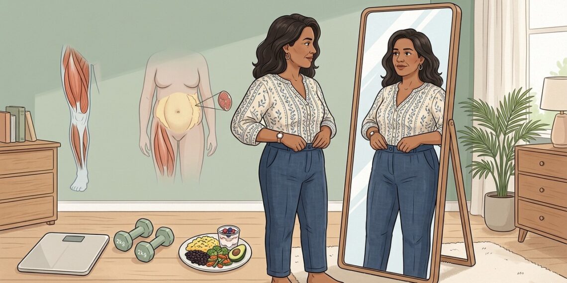 O ganho de peso após os 40 anos não se explica apenas por comer mais, mas sim, na maioria, por fatores como queda do metabolismo basal e perda natural de massa muscular