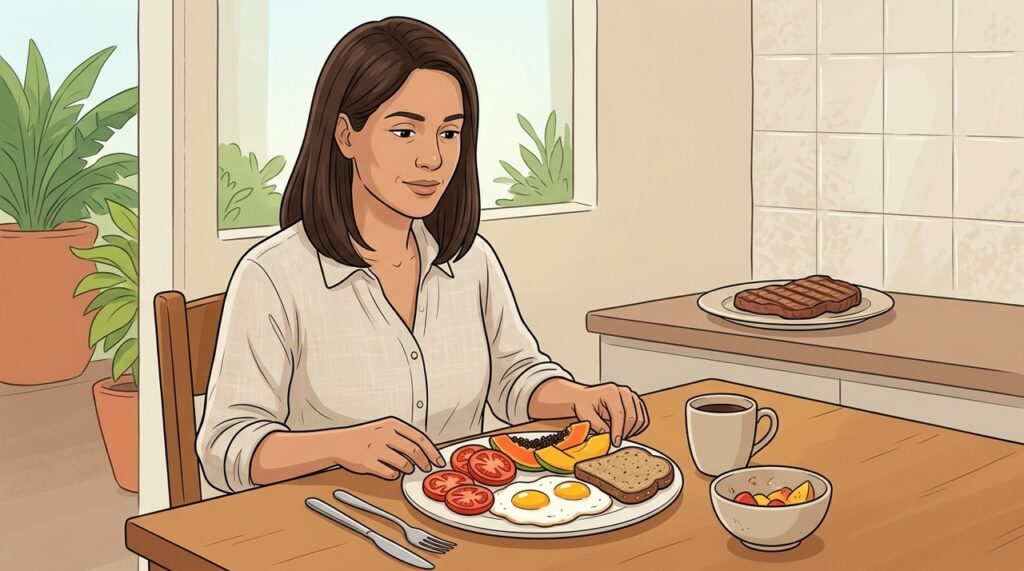 Variar ovos, carnes e leguminosas ajuda a ampliar o conjunto de nutrientes da dieta.