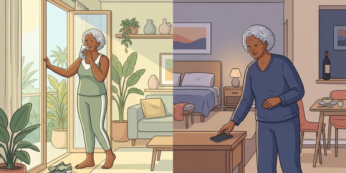 Pessoas que envelhecem bem seguem três hábitos de "sim" pela manhã e três hábitos de "não" à noite