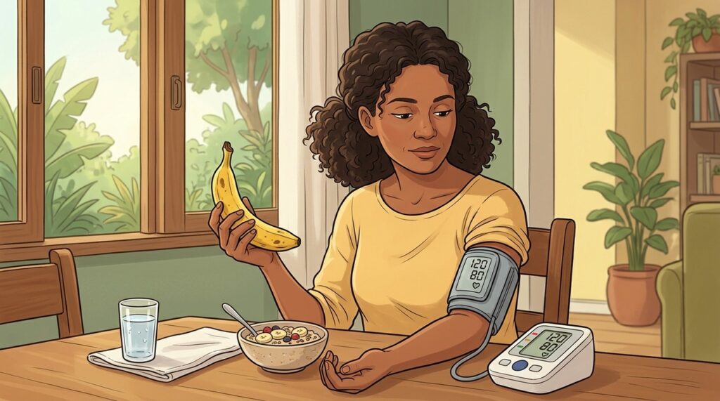 Potássio, magnésio e triptofano ajudam a explicar os benefícios da banana.