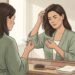 A queda de cabelo não se deve apenas à genética, mas sim à deficiência de ferro e vitamina D que enfraquece o folículo capilar