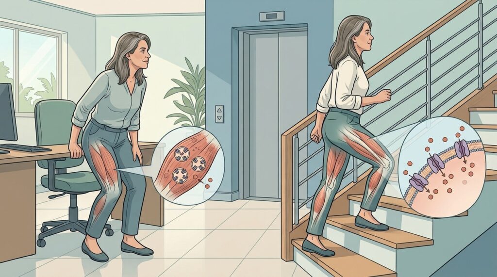 Sair do sedentarismo melhora o uso da glicose pelos músculos durante o dia.