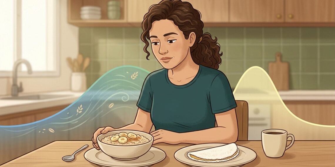 Aveia ou tapioca no café da manhã: qual é superior para a saciedade, a glicemia e a energia ao longo do dia