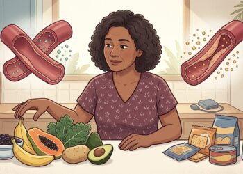 A pressão alta não se deve apenas ao excesso de sal, mas sim ao baixo consumo diário de potássio que regula o sódio dentro das células musculares