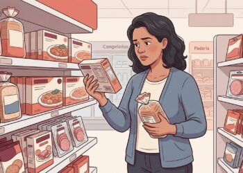 Comida industrializada é uma das principais fontes escondidas de sódio na dieta, mesmo quando não parece salgada