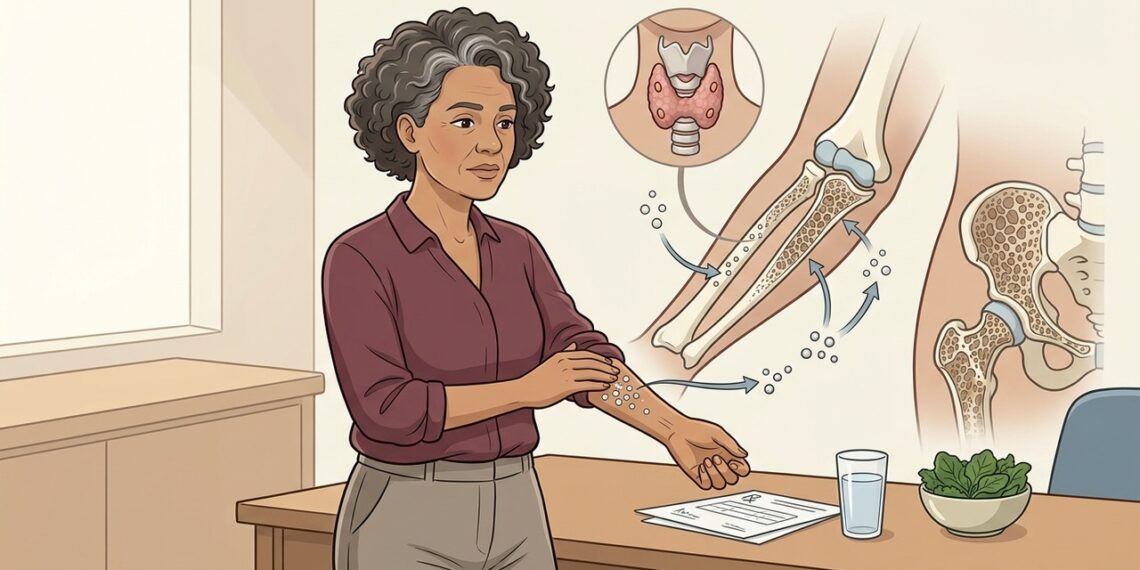A deficiência de cálcio nos ossos não se deve só ao consumo baixo de leite, mas sim a alterações hormonais silenciosas, como hipertireoidismo ou hiperparatireoidismo primário
