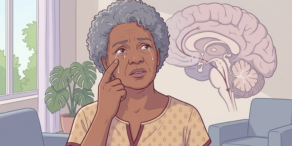 Rir ou chorar sem conseguir controlar pode ser uma pista frequentemente esquecida da síndrome pseudobulbar