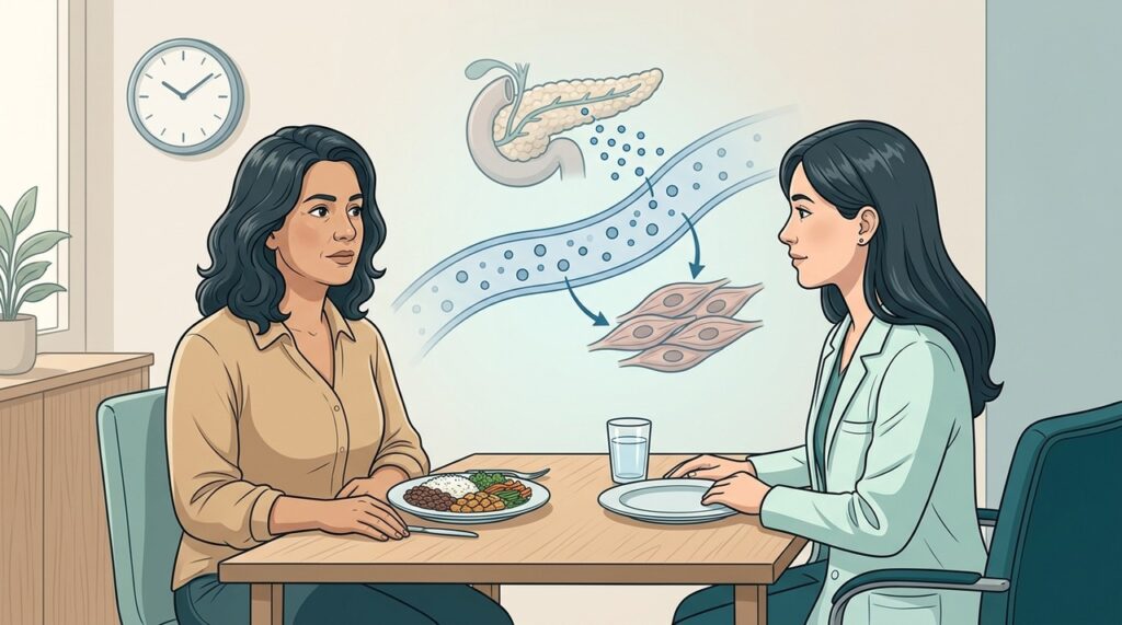 Ciência avalia como horários das refeições podem influenciar glicose e sensibilidade à insulina.