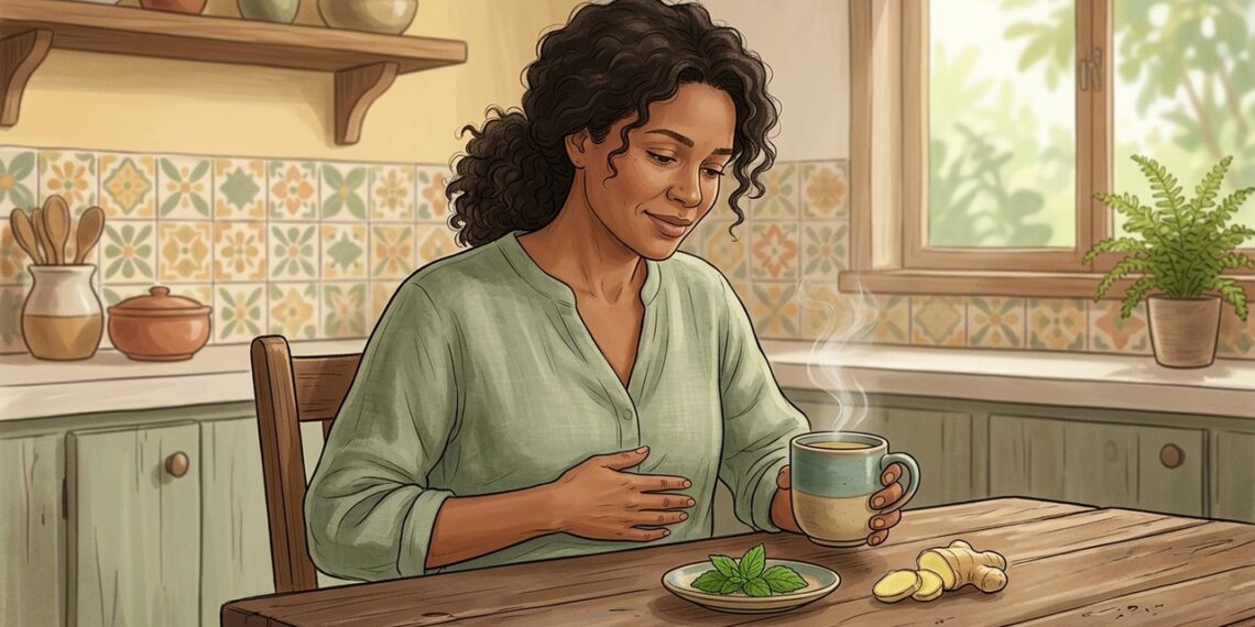 Remédio natural para má digestão: receita caseira leve e prática para aliviar o estômago pesado em casa