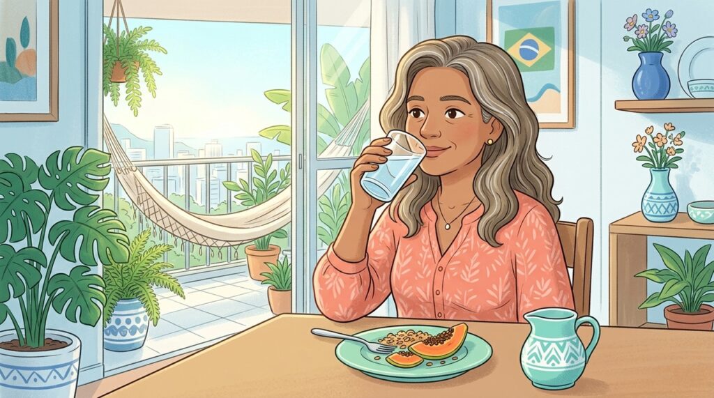 O hábito de tomar água ao acordar que melhora a disposição, a digestão e a concentração