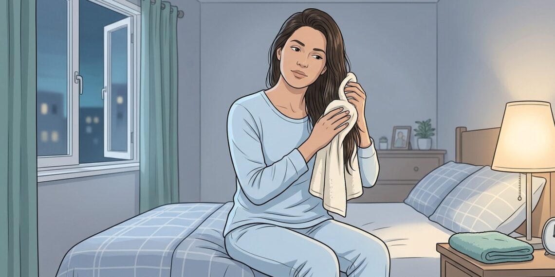 Será que dormir com o cabelo molhado realmente causa gripe ou pneumonia?