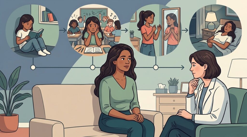 Sinais sutis desde a infância ajudam a explicar o diagnóstico tardio feminino.
