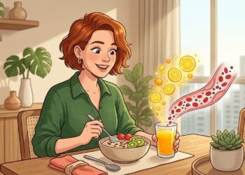 A anemia em mulheres adultas não se deve apenas à baixa ingestão de ferro, mas também à falta de vitamina C nas refeições, que potencializa a absorção do ferro vegetal