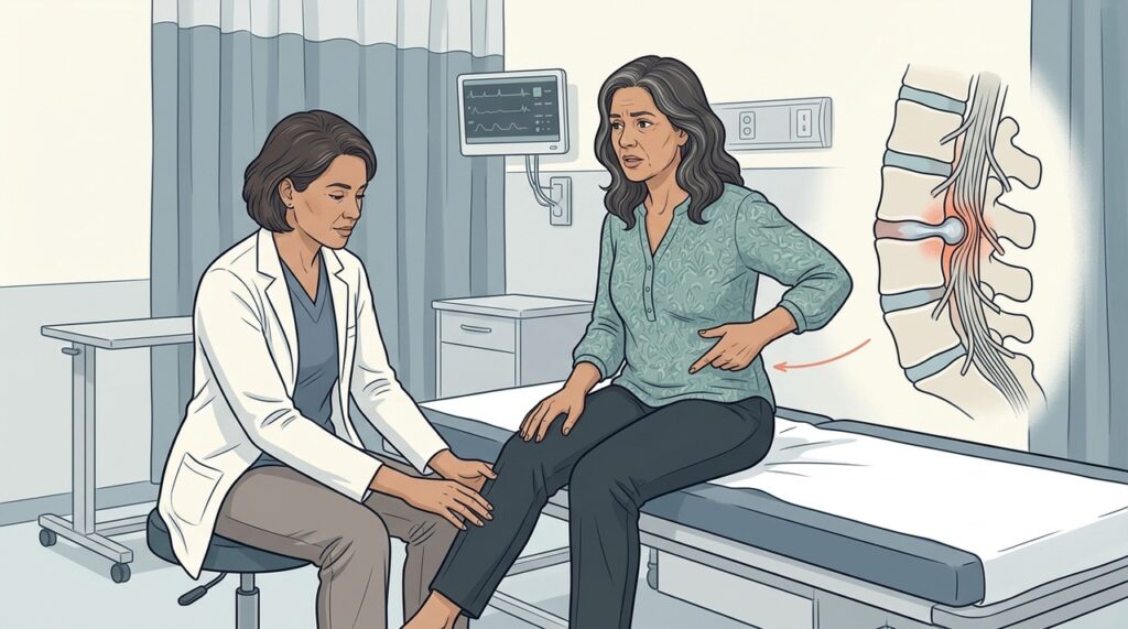 Alterações urinárias e perda de sensibilidade exigem avaliação médica sem demora.