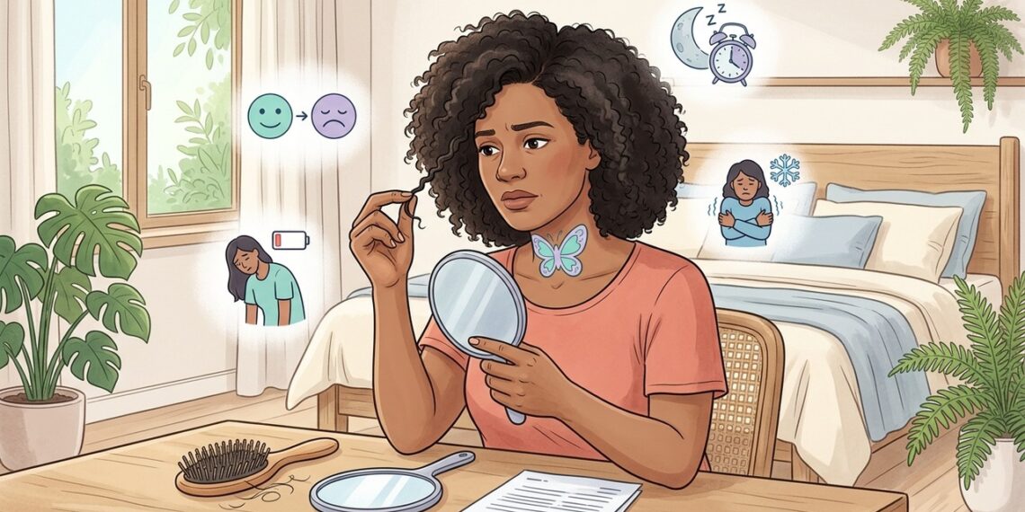 Quais são os sintomas de problemas na tireoide antes do TSH alterar?