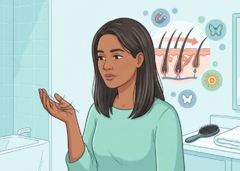 Perder cabelo em quantidade acima do normal ao lavar ou pentear pode ser um sinal precoce de deficiência nutricional ou alteração da tireoide que exige investigação
