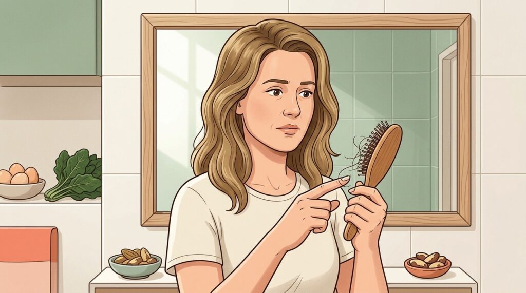 Qual a melhor vitamina para combater a queda de cabelo e o enfraquecimento das unhas?