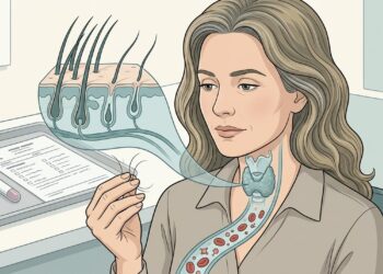 A queda de cabelo intensa e persistente não se deve apenas ao estresse do dia a dia, mas sim a deficiências de ferritina e a alterações silenciosas da tireoide