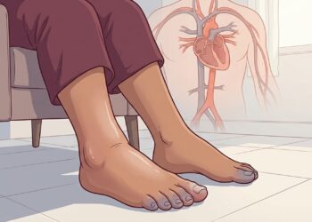 Mudanças de cor, edema e unhas alteradas podem acompanhar problemas cardiovasculares.