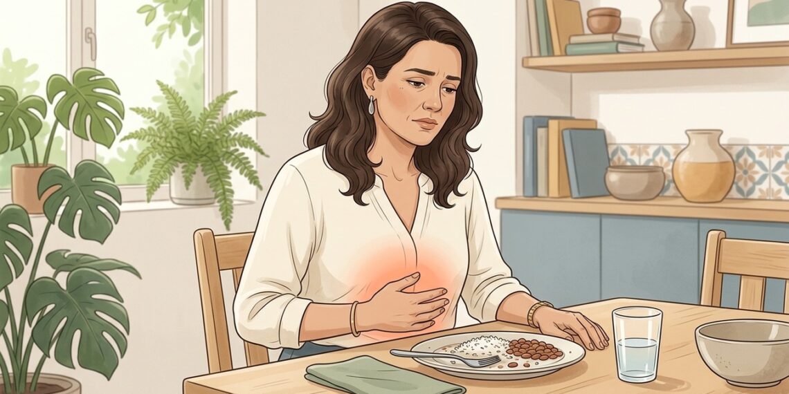 O que causa dor de estômago e queimação depois de comer?