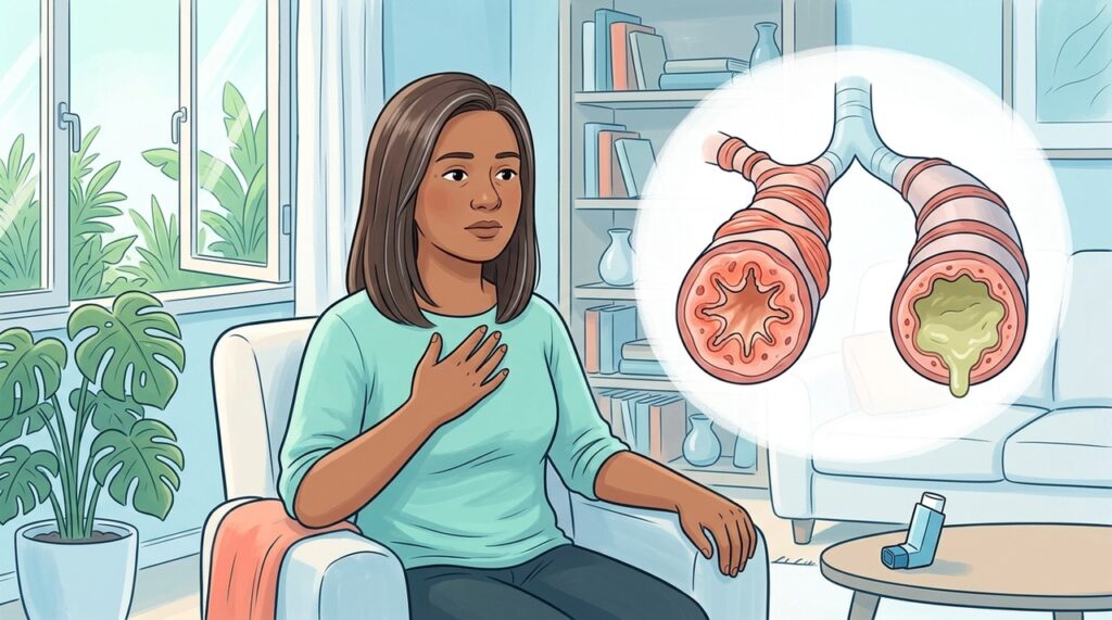 Chiado episódico e tosse com catarro podem apontar para condições respiratórias distintas.