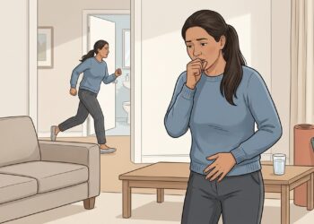 A vontade de urinar vem de repente e o escape acontece antes de chegar ao banheiro? Esse padrão é diferente do vazamento ao tossir