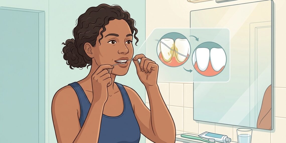 Passar fio dental antes de escovar os dentes: por que é recomendado e quando é melhor fazê-lo