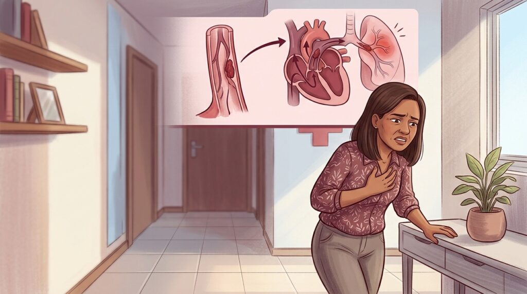 Embolia pulmonar: a complicação grave da trombose que pode surgir sem aviso