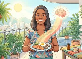Sol, alimentação ou cápsula: como o corpo obtém vitamina D e o que isso muda no cérebro
