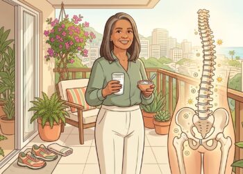 A osteoporose em mulheres após a menopausa não se deve apenas à falta de cálcio, mas também à deficiência de vitamina D, que é essencial para a absorção intestinal desse mineral