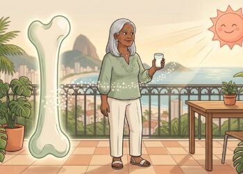 A osteoporose em mulheres e idosos não decorre só da falta de cálcio, mas também da deficiência de vitamina D, que permite a fixação do cálcio nos ossos