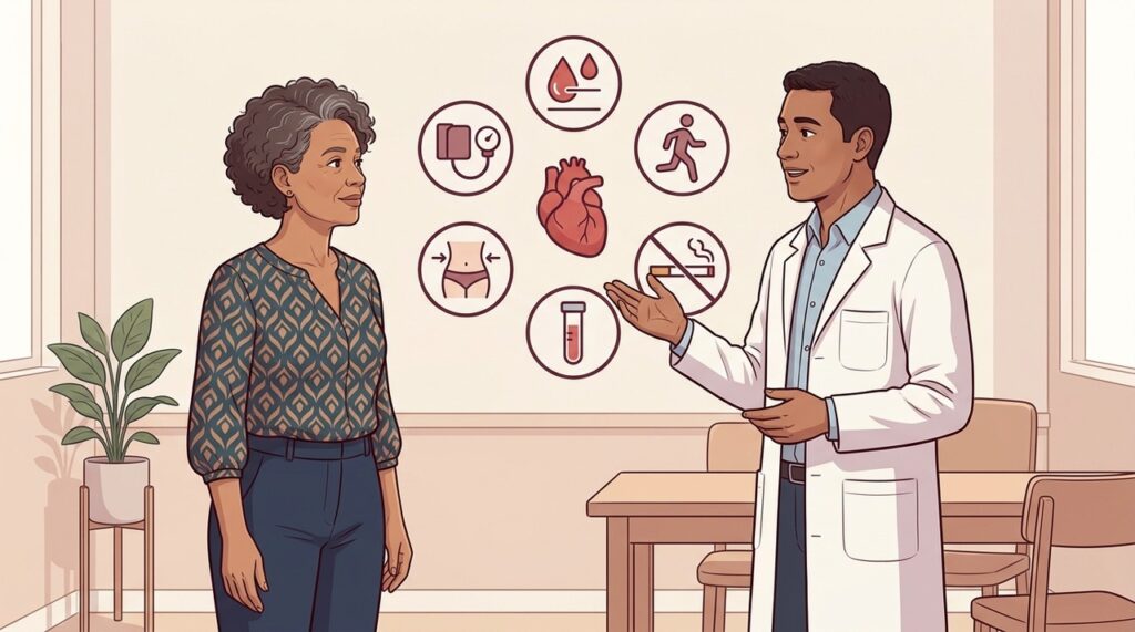 O risco de infarto depende da combinação de vários fatores, não só do colesterol.