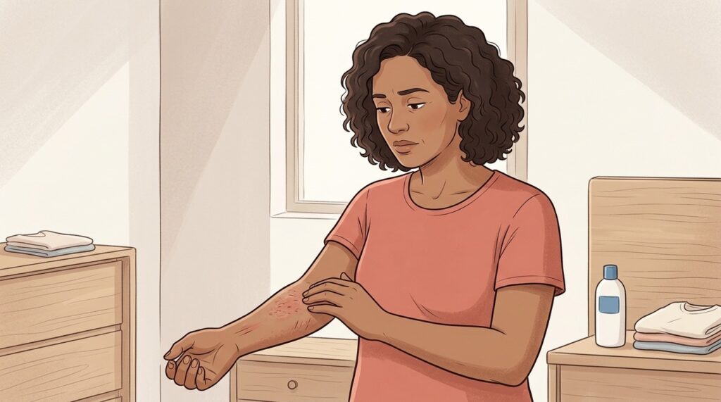 Prurido que piora à noite pode estar ligado a causas dermatológicas ou sistêmicas.