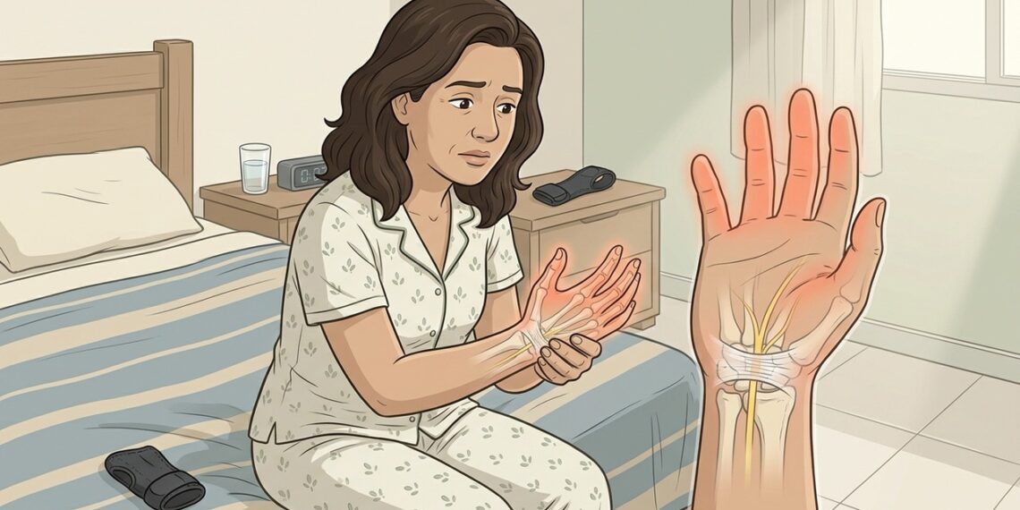 Formigamento nas mãos ao acordar nem sempre é postura ruim durante o sono, pode envolver compressão do nervo mediano
